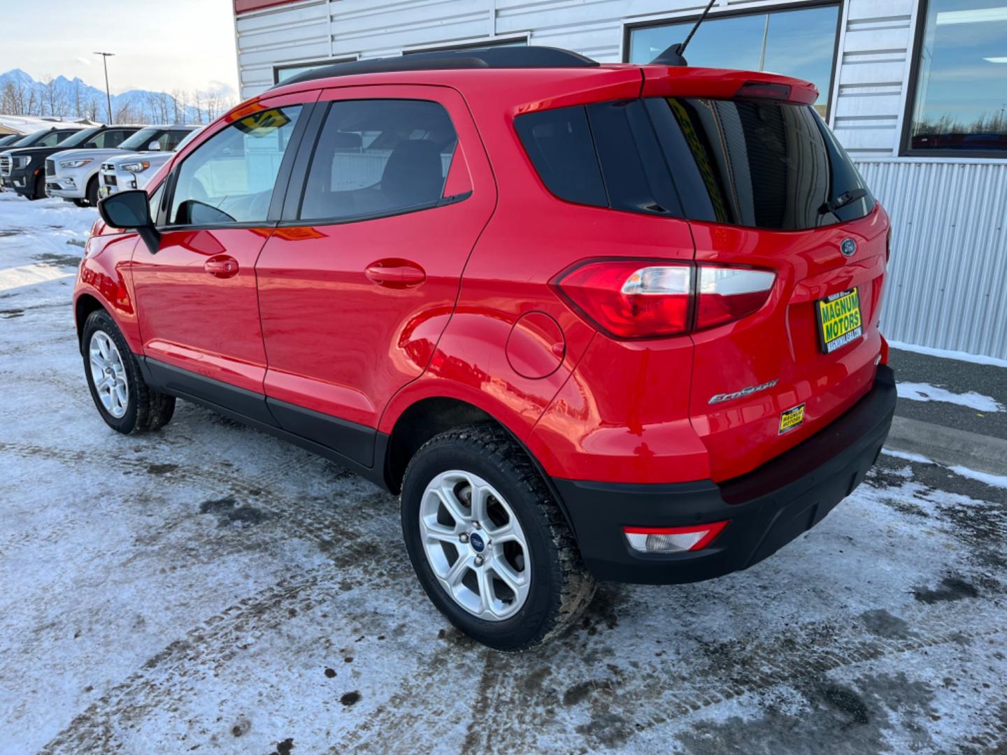 2021 Red /Black Ford EcoSport (MAJ6S3GL3MC) , located at 1960 Industrial Drive, Wasilla, 99654, (907) 274-2277, 61.573475, -149.400146 - Photo#3